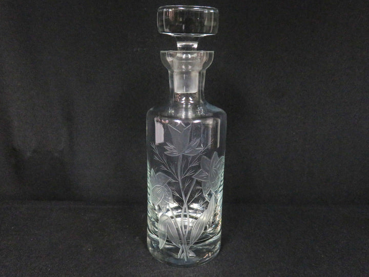 Glass Daffodil Decanter