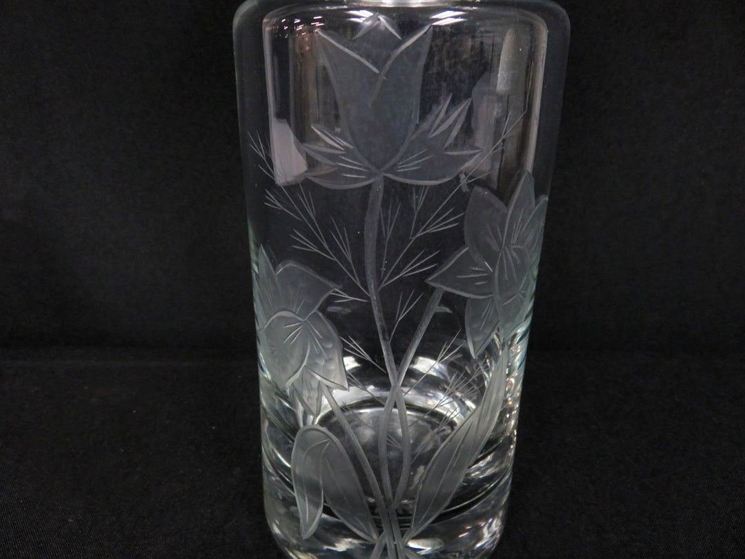 Glass Daffodil Decanter