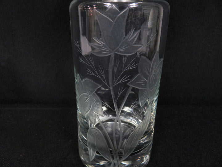 Glass Daffodil Decanter