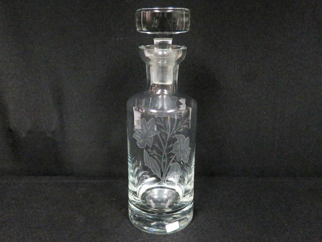 Glass Daffodil Decanter