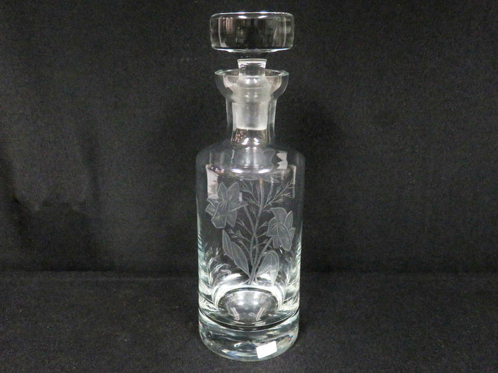 Glass Daffodil Decanter