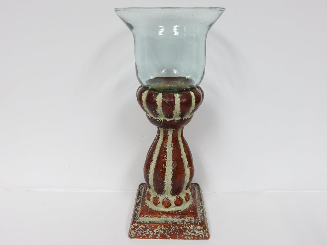 Pillar & Glass Candleholders