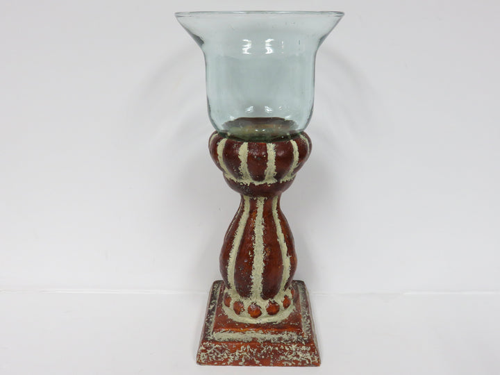 Pillar & Glass Candleholders