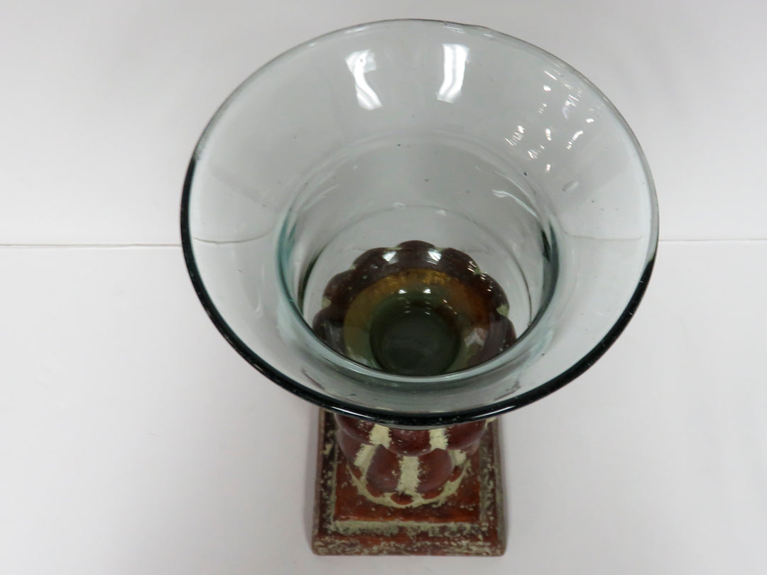 Pillar & Glass Candleholders