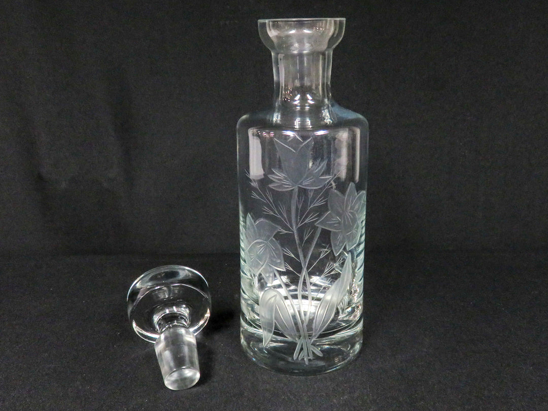 Glass Daffodil Decanter