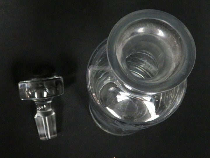 Glass Daffodil Decanter