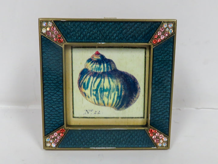 Jay Strongwater Green Enamel Frame