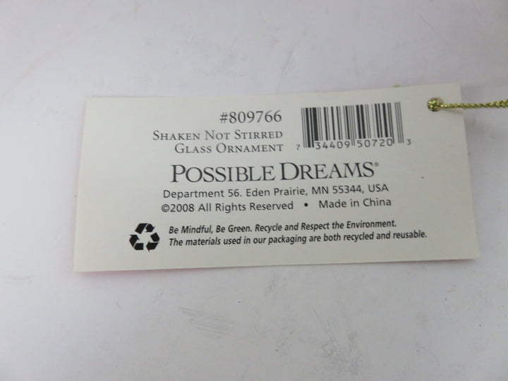 "Shaken, Not Stirred" Ornament