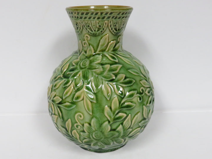 Raised Floral Vase
