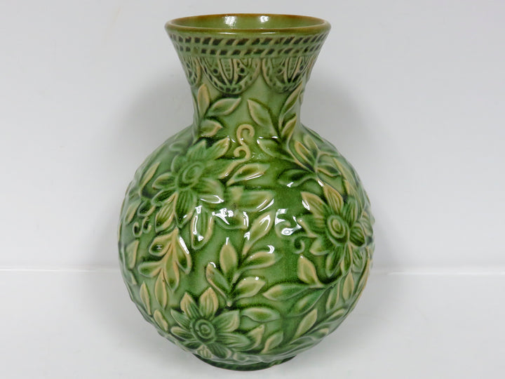 Raised Floral Vase