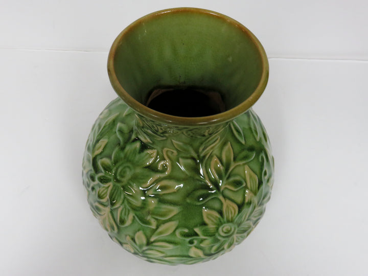 Raised Floral Vase