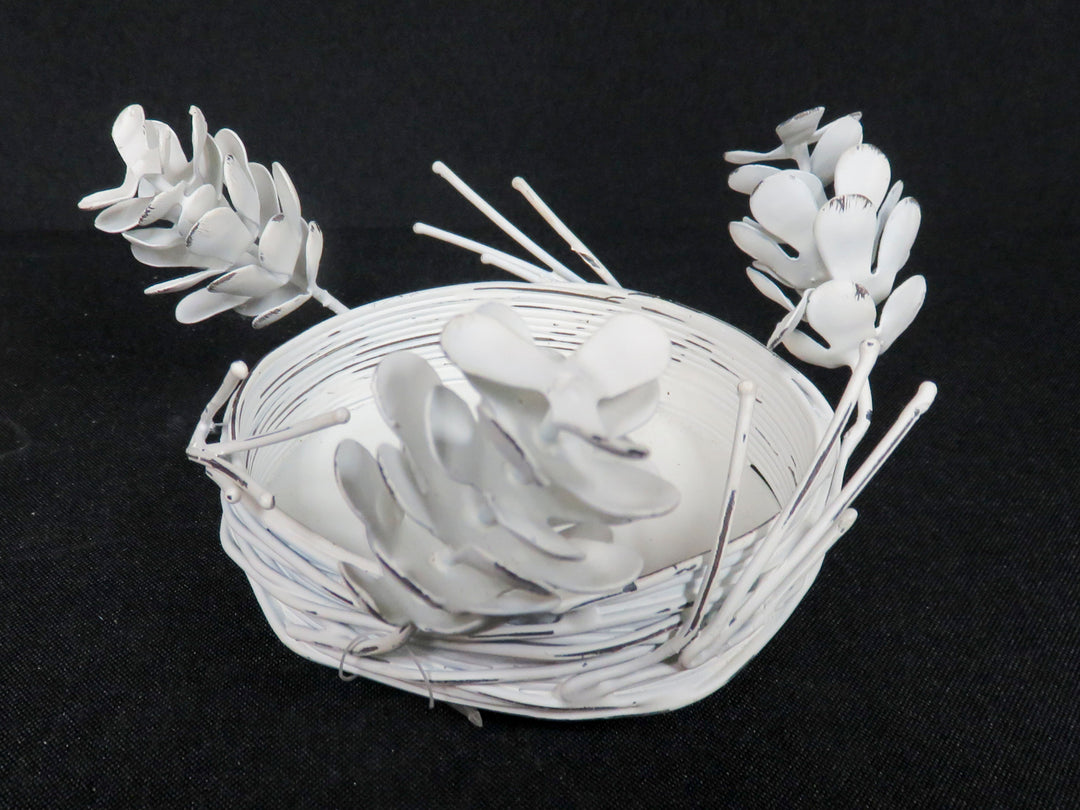 Whitewashed Pillar Candle Holders