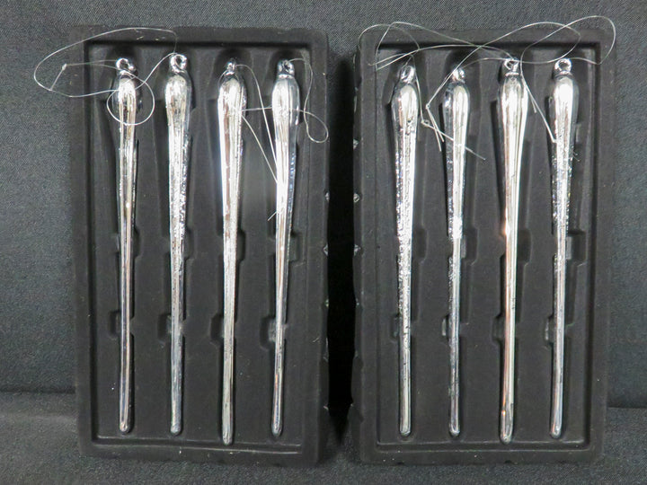 Mercury Glass Icicle Ornaments