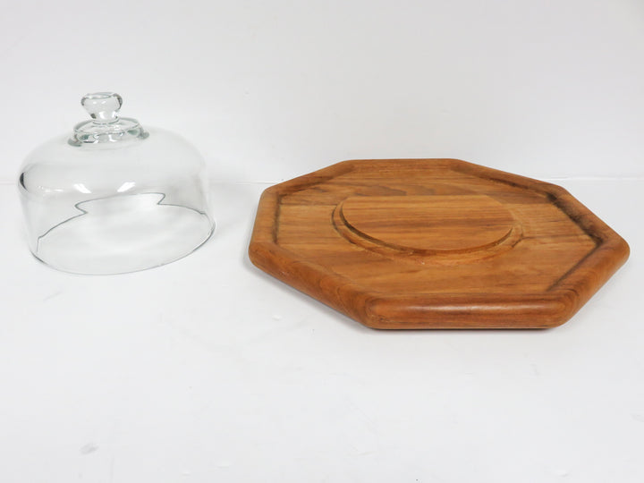 Glass Domed Cheese Board
