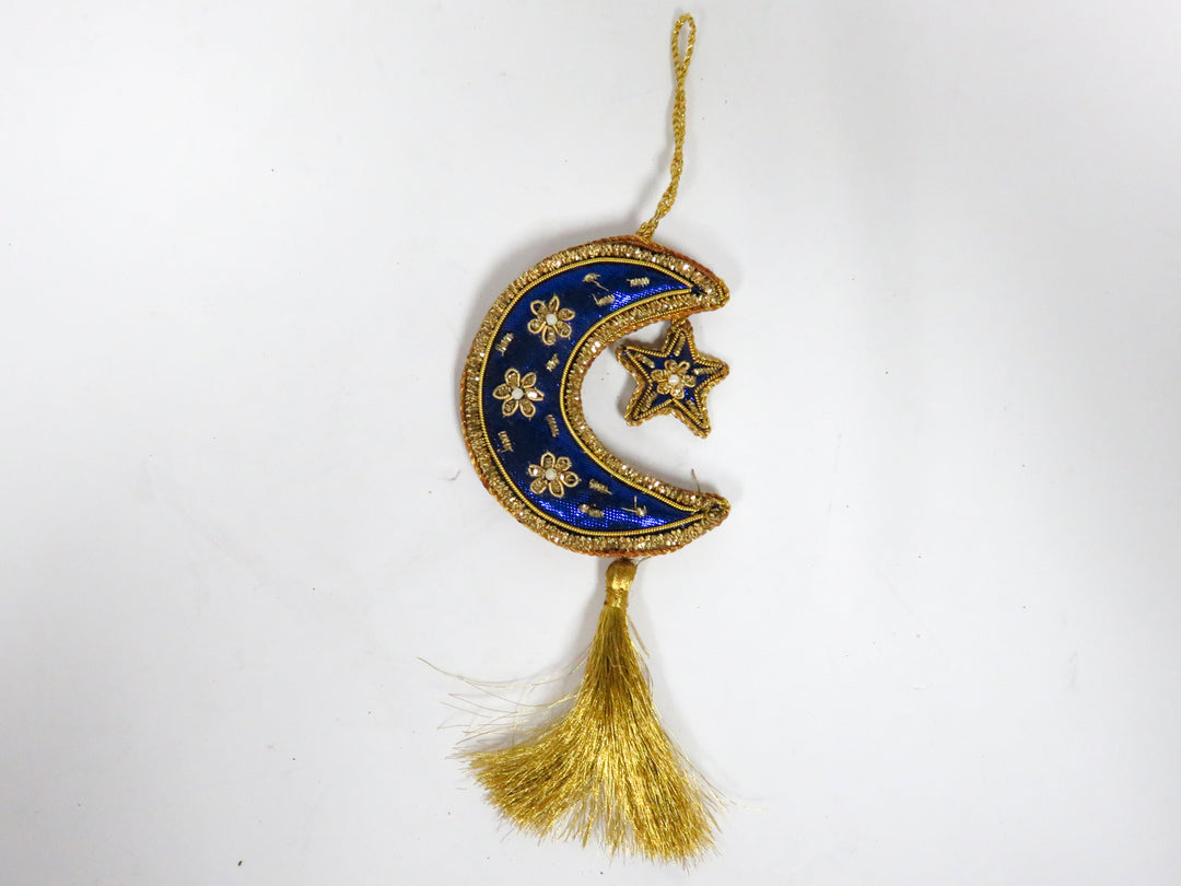 Moon & Star Ornament Set