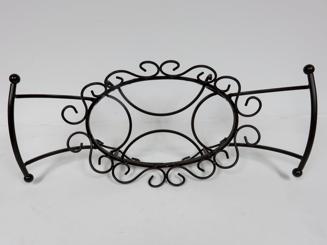 Oval Server on Stand