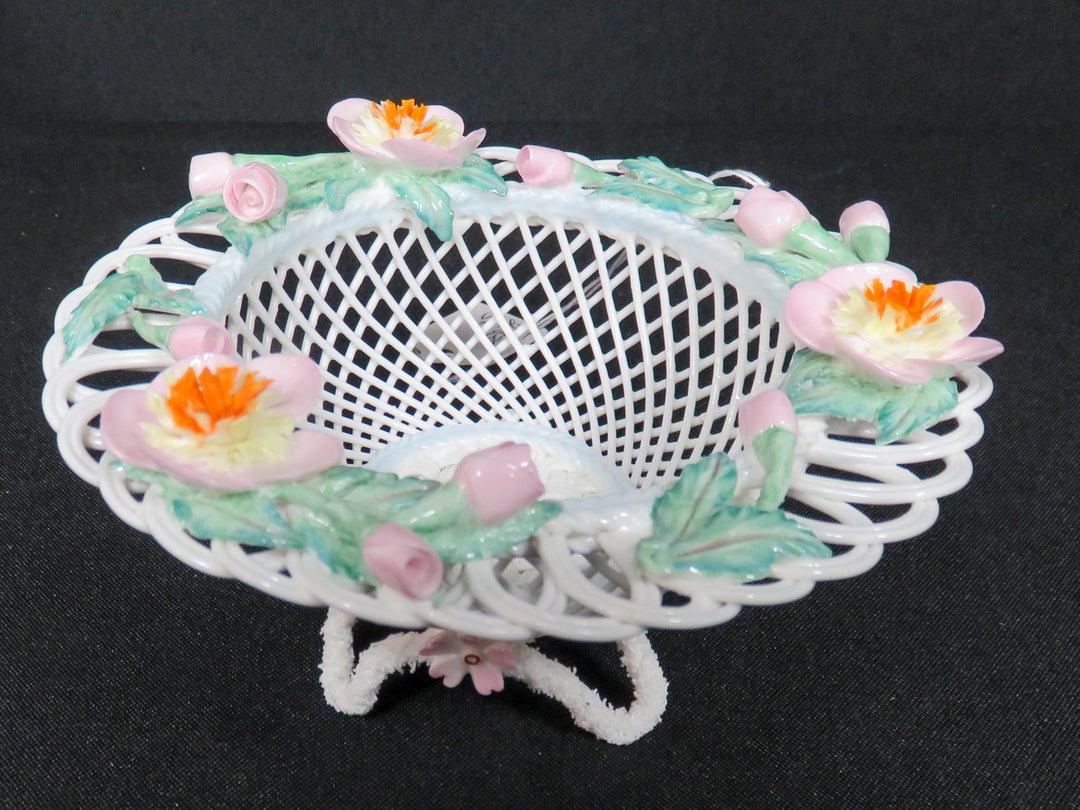 Celtic Weave Floral Basket