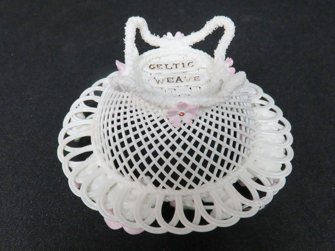 Celtic Weave Floral Basket