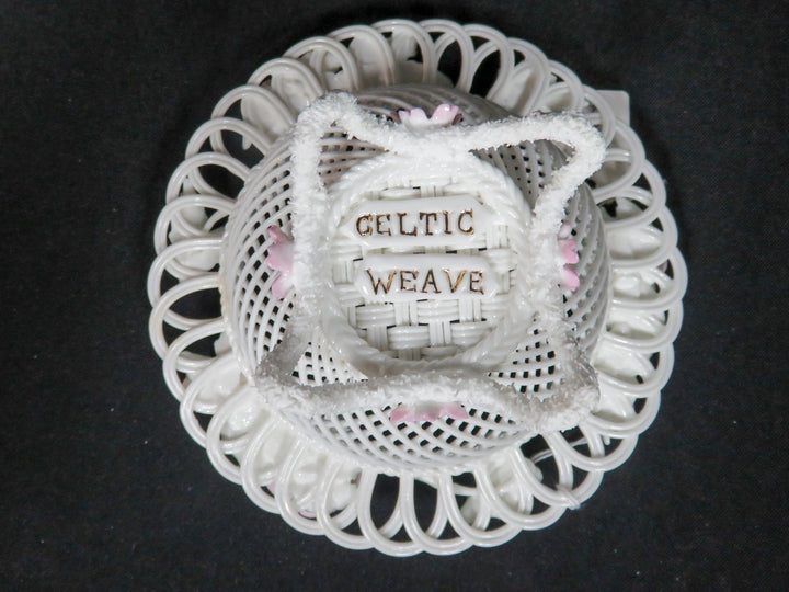 Celtic Weave Floral Basket
