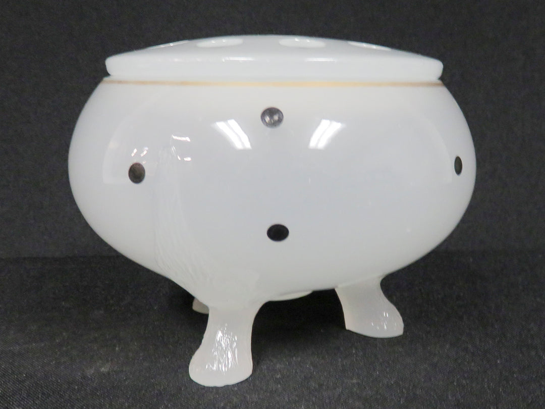 Opalescent Footed Vase