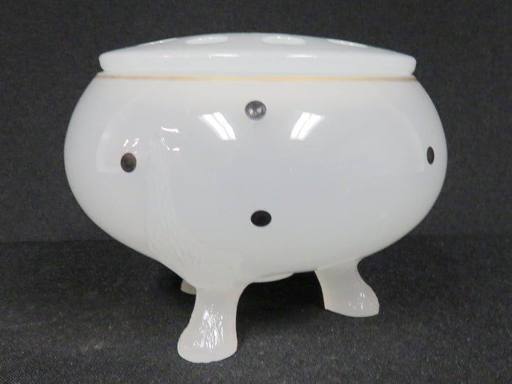 Opalescent Footed Vase