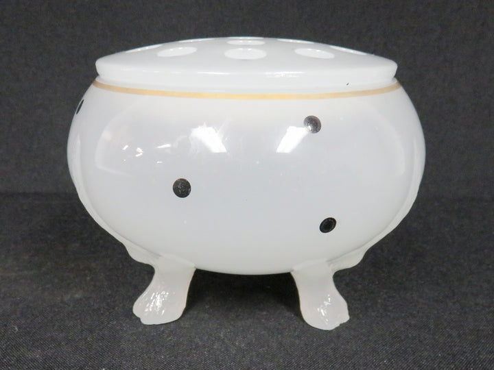 Opalescent Footed Vase