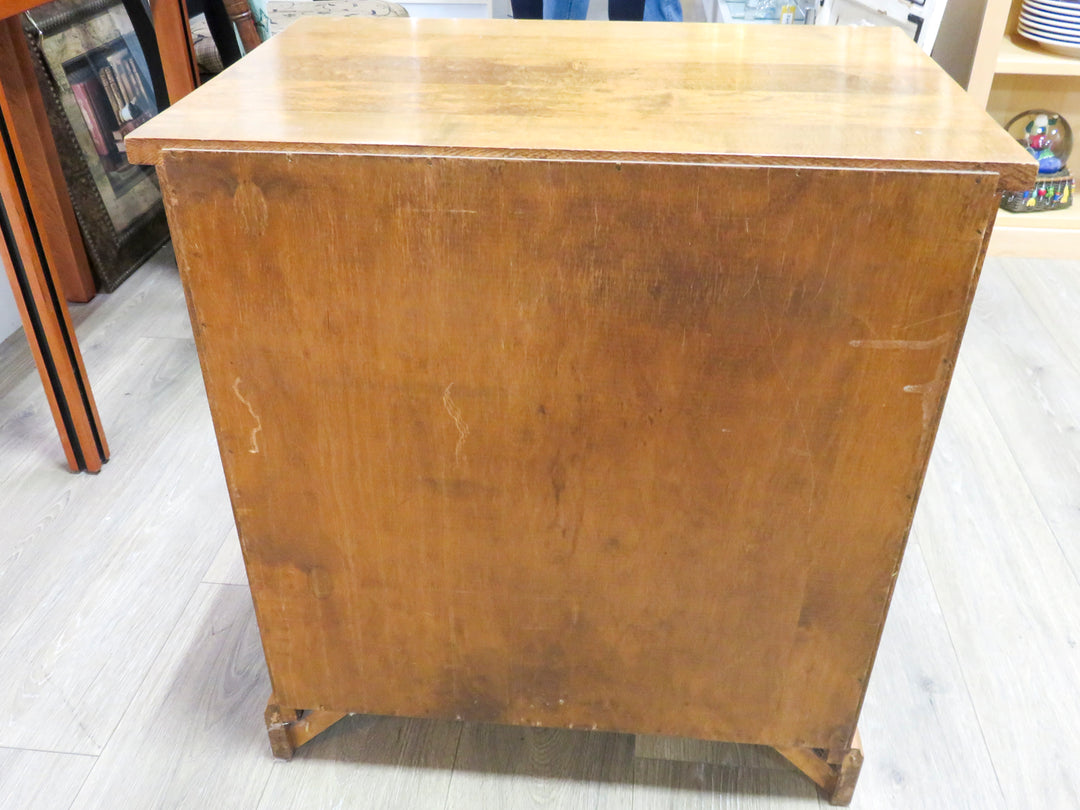 Wooden Chest with Louvered Doors