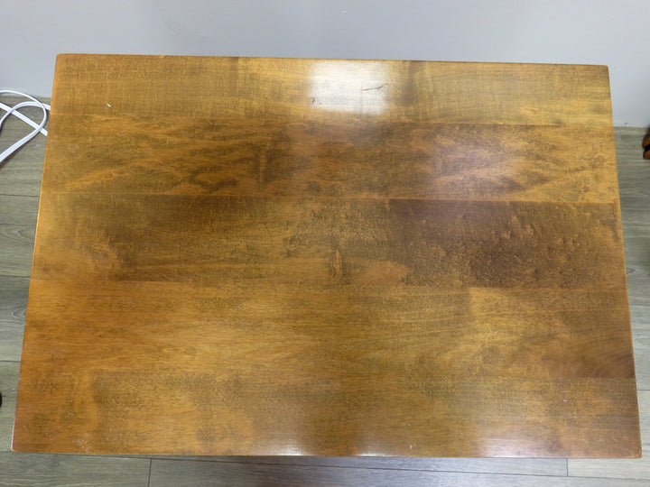 Wooden Chest with Louvered Doors