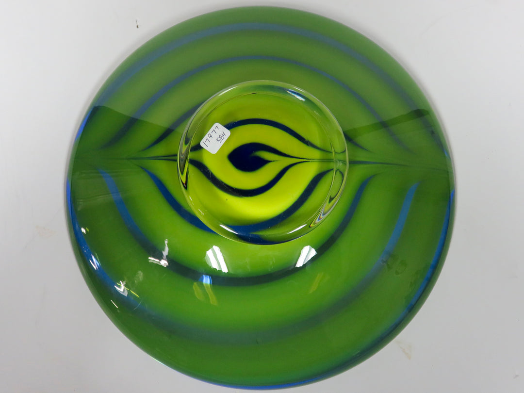 MCM Glass Centerpiece Bowl