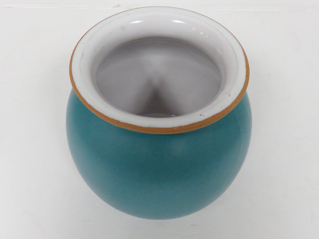 Round Teal Vase