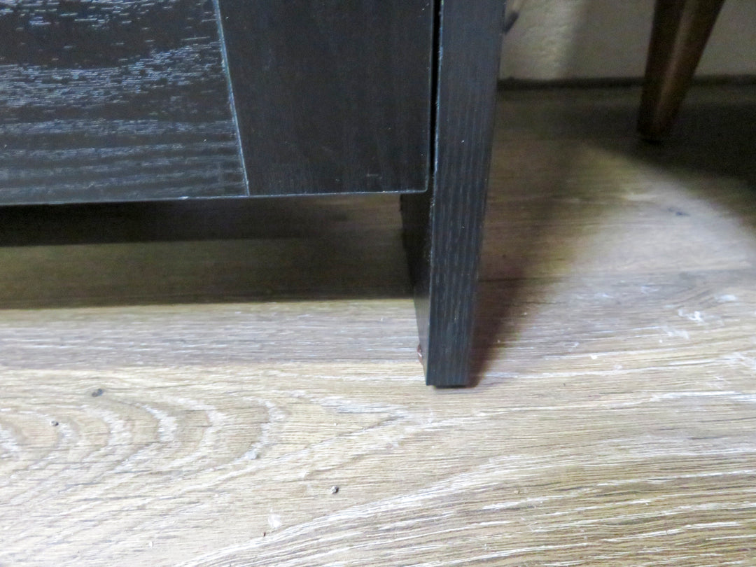 Black Corner Media Cabinet