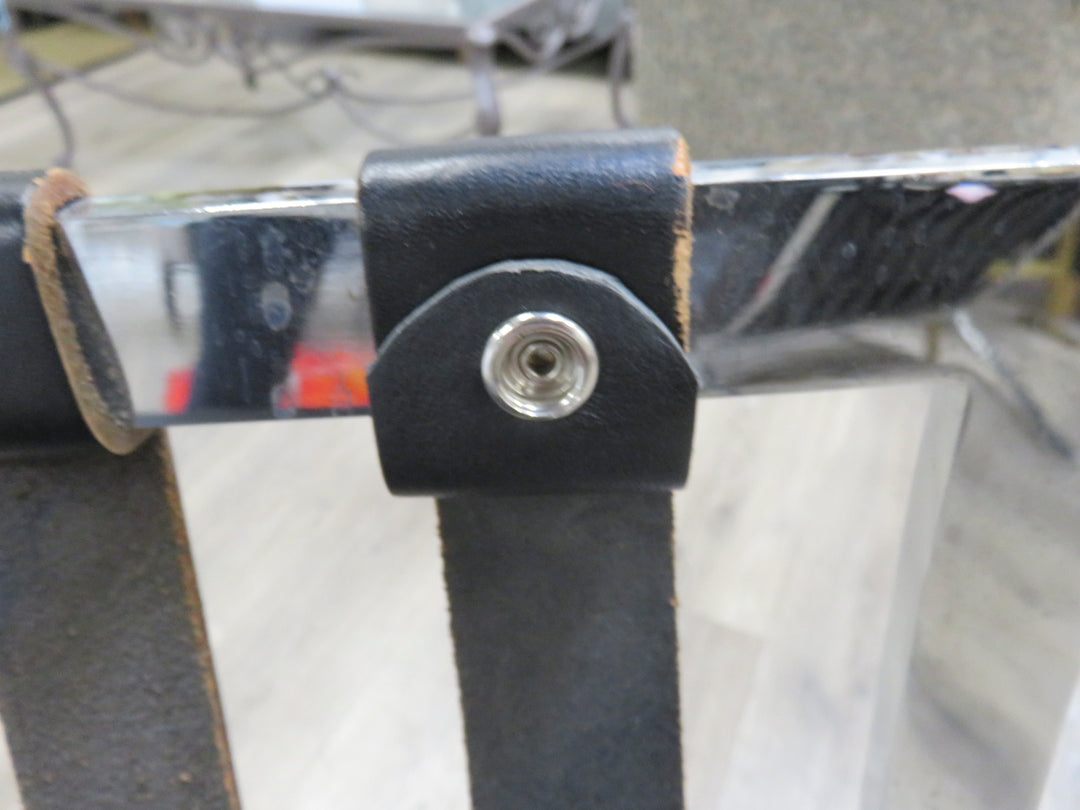 Vintage Black Leather Barcelona Chair