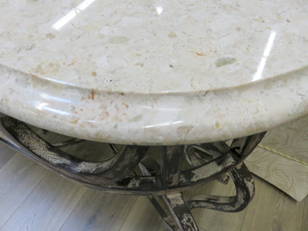 Marble Topped Console Table