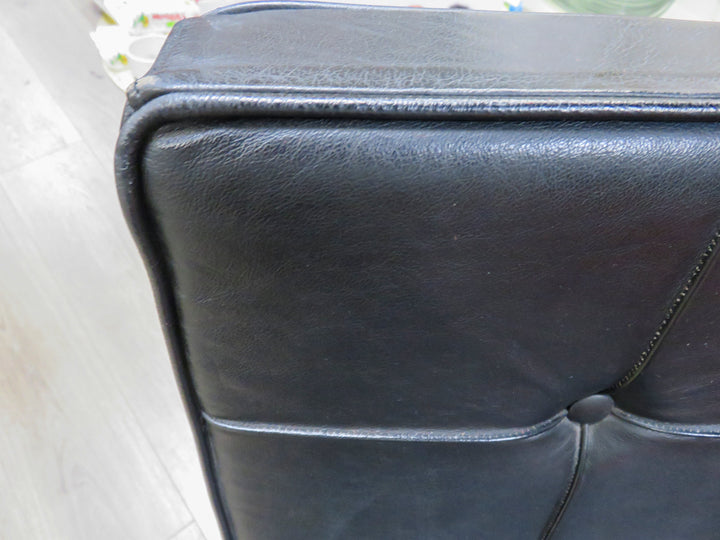 Vintage Black Leather Barcelona Chair