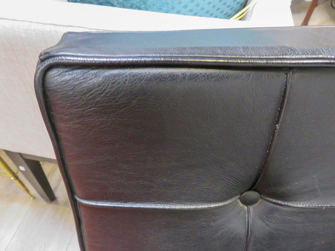 Vintage Black Leather Barcelona Chair