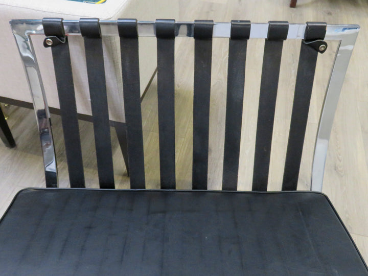 Vintage Black Leather Barcelona Chair