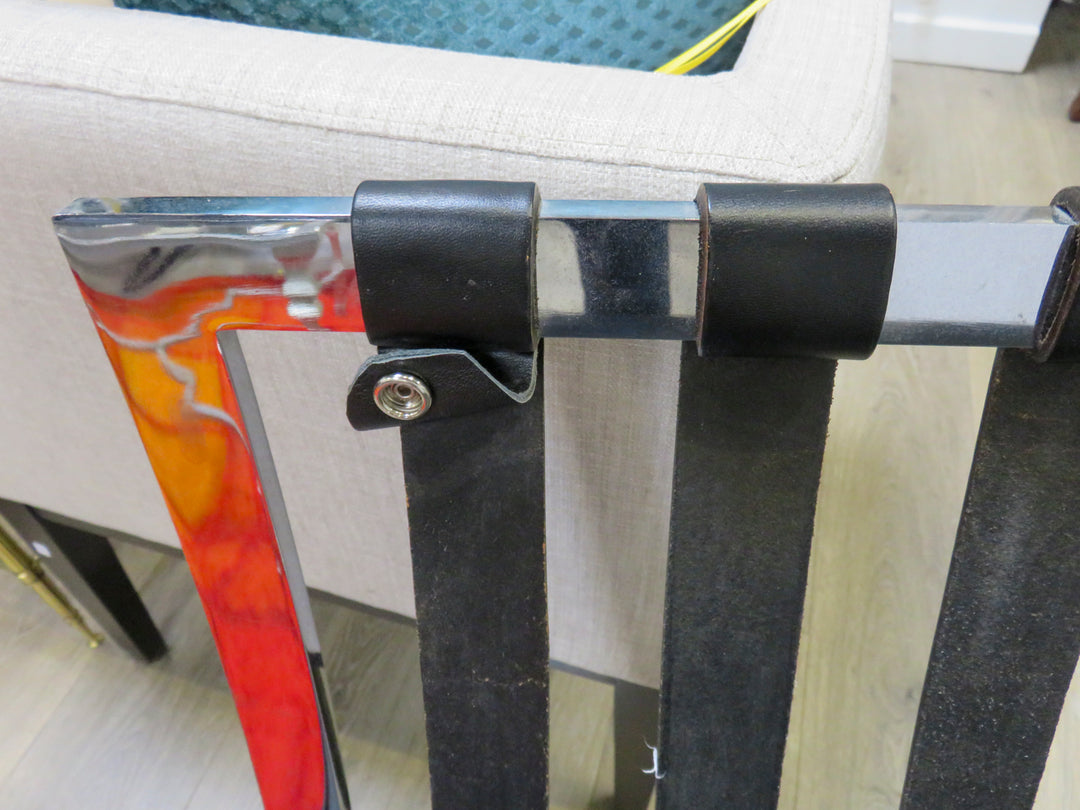 Vintage Black Leather Barcelona Chair