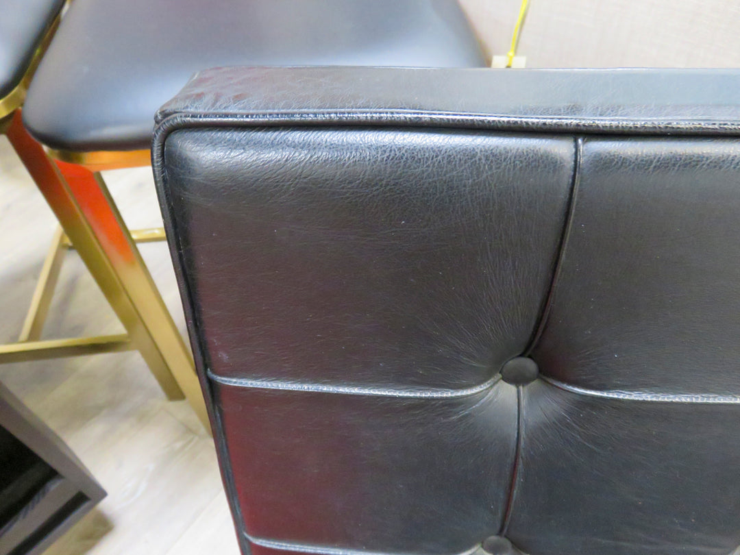 Vintage Black Leather Barcelona Chair