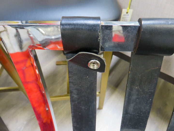 Vintage Black Leather Barcelona Chair