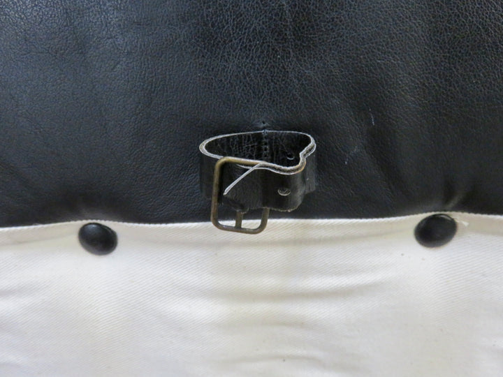 Vintage Black Leather Barcelona Chair