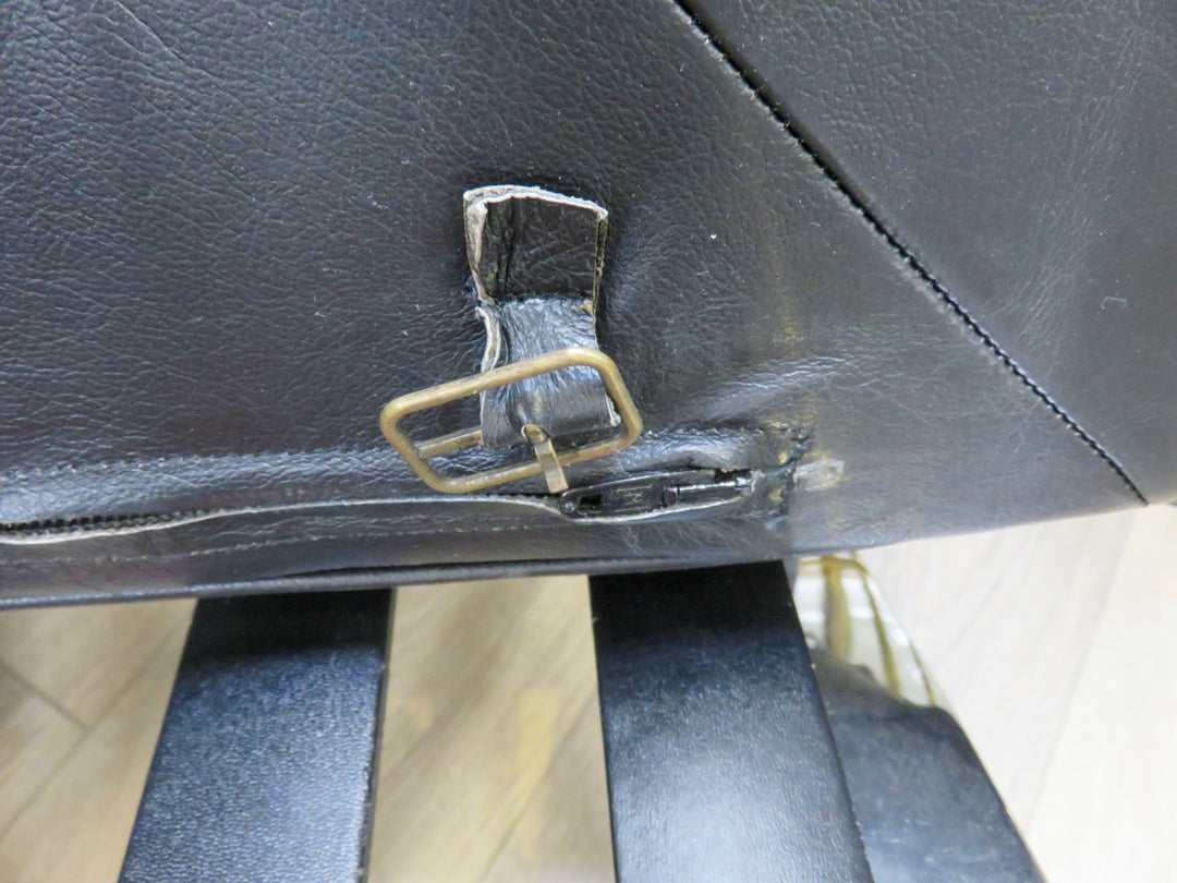 Vintage Black Leather Barcelona Chair