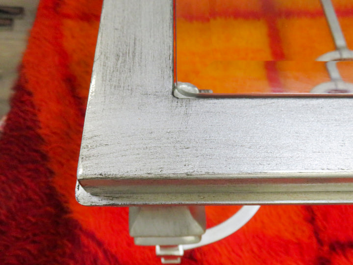 Silver Framed Coffee Table