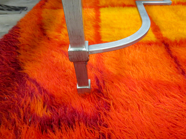 Silver Framed Coffee Table