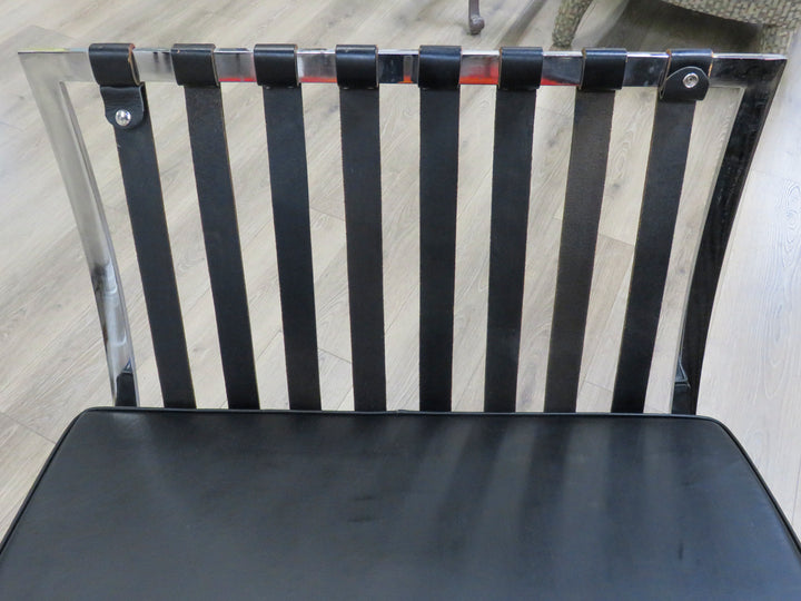 Vintage Black Leather Barcelona Chair