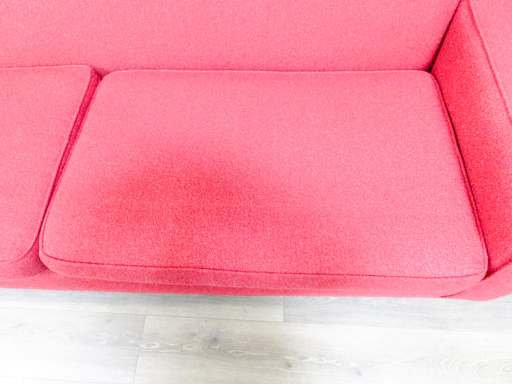Red Mid-Century Sofa
