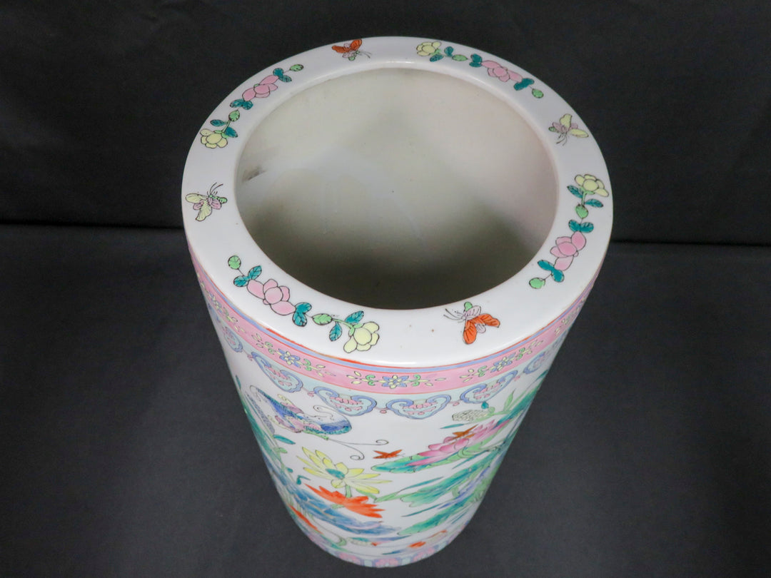 Famille Rose Umbrella Stand