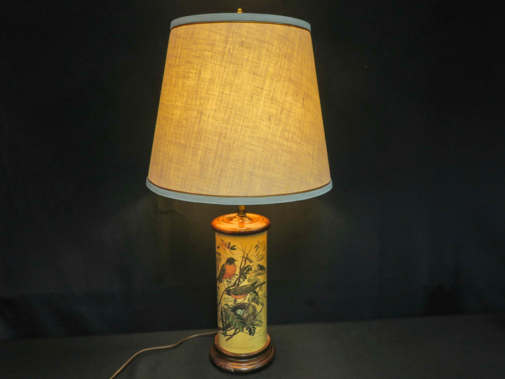 Vintage Robins and Nest Table Lamp
