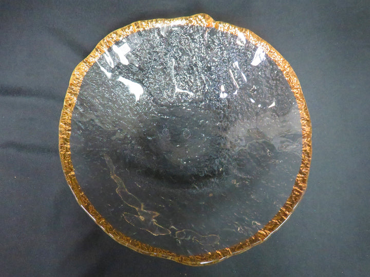 Gold Rimmed Decorative Bowl