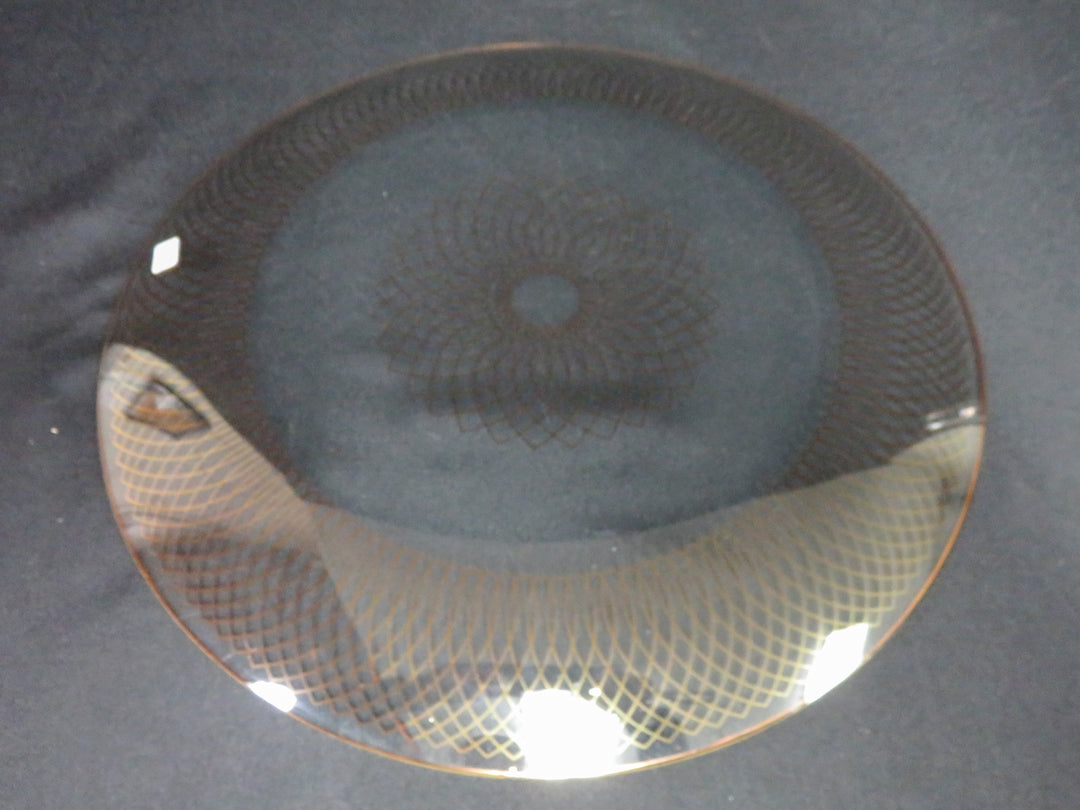 Mid-Century Glass Platter