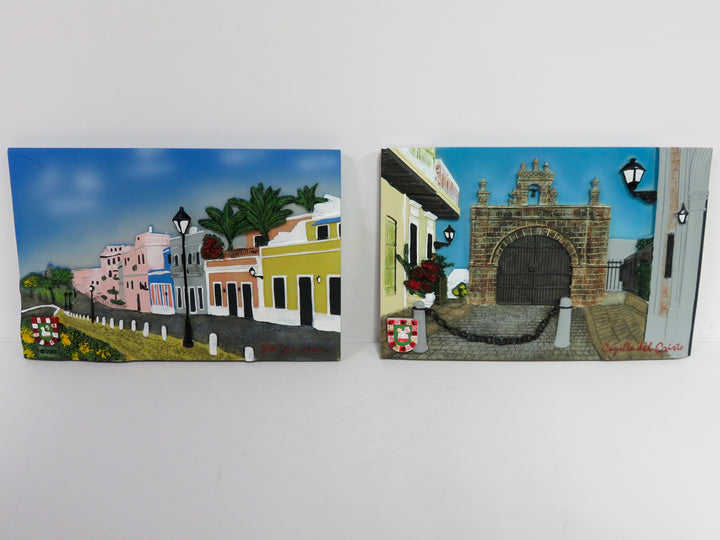 Pair of Puerto Rico Wall Tiles